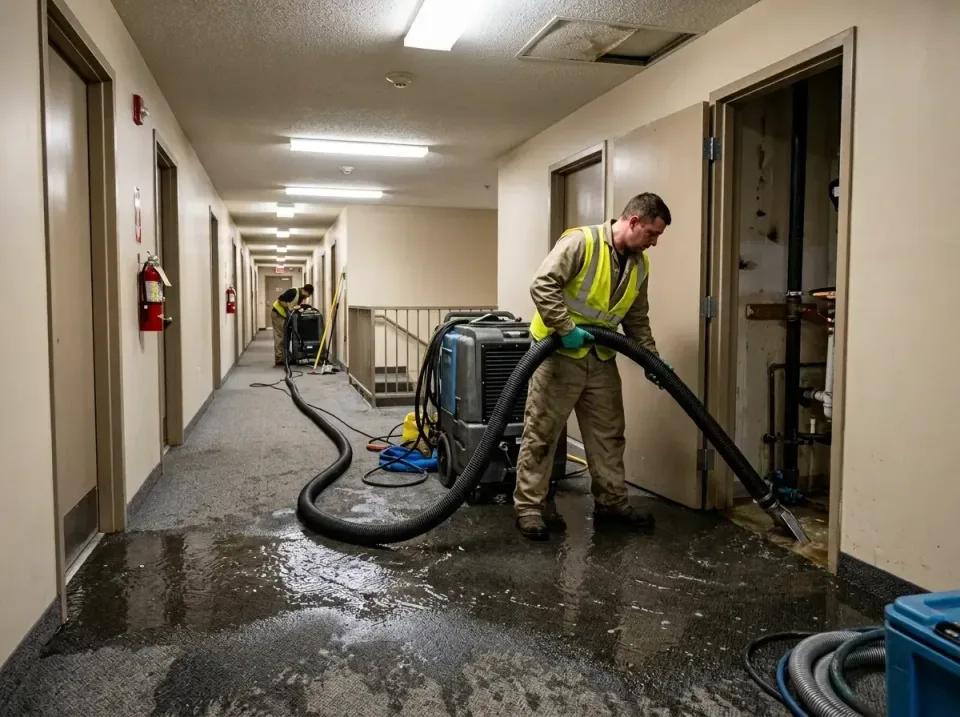 multi-unit-apartment-hallway-f-005 — frequently asked questions, Emergency Burst Pipe Water Extraction & Removal in Wayne, IL